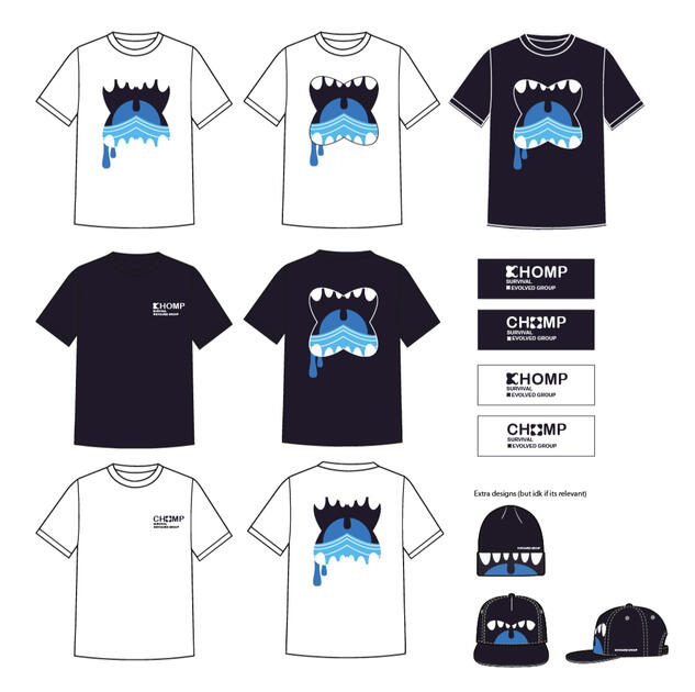 EG - Chomp T-Shirt designs